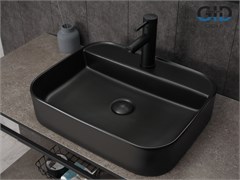 GID Раковина Bm9550 53364 накладная черная матовая 50x40x11 GID-53364