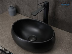 GID Раковина Bm9030ds 53384 накладная черная матовая 40x30x13.5 GID-53384