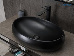 GID Раковина Bm9030a 53371 накладная черная матовая 60x41x15 GID-53371