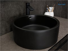 GID Раковина N9130bg 53382 накладная черная графит 41.5x41.5x16.5 GID-53382