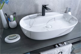 GID Раковина Mnc346C 54470 накладная под камень глянцевая 61x41x14 GID-54470