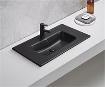 GID Раковина Bm9080s 72209 встраиваемая сверху черная матовая 81x46.5x17 GID-72209