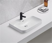 GID Раковина 9560s 71168 встраиваемая сверху белая 61x46.5x16 GID-71168