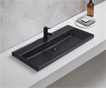 GID Раковина Bm5510s 72204 встраиваемая сверху черная матовая 101x46.5x15 GID-72204