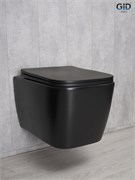 GID Унитаз подвесной Tr2140Bm 62255Y черный матовый 51x35x37.5 GID-62255Y