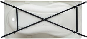AQUANET Каркас сварной для акриловой ванны Cariba 170x75 AQUANET-140178