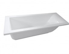 AQUANET Bright Stone Ванны из искусственного камня прямоугольная пристенная размер 180x70 см, цвет белый AQUANET-AQ-00338574