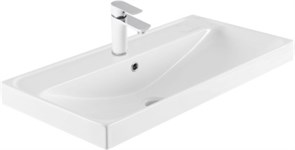 AQUANET Flash Mini Раковина полувстраиваемая ширина 70 см, белый AQUANET-342054