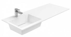 AQUANET Note Раковина полувстраиваемая ширина 120 см, белый AQUANET-239568