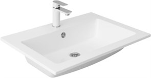 AQUANET Elektra Раковина полувстраиваемая ширина 60 см, белый AQUANET-270160
