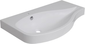 AQUANET Elektra Раковина полувстраиваемая ширина 90 см, белый AQUANET-270157