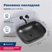AQUANET Lake Раковина накладная ширина 50 см, белый AQUANET-211286