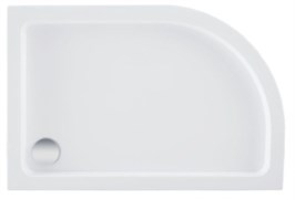 AQUANET GL180 Душевой поддон асимметричный правый размер 120x80 см, цвет белый AQUANET-265567