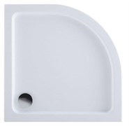 AQUANET GL180 Душевой поддон четверть круга размер 90x90 см, цвет белый AQUANET-265571