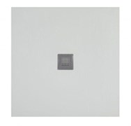 AQUANET Pleasure Душевой поддон квадратный размер 100x100 см, цвет серый AQUANET-258875