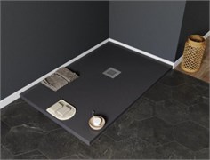 AQUANET Pleasure Душевой поддон прямоугольный размер 120x80 см, цвет черный AQUANET-258890