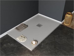 AQUANET Pleasure Душевой поддон прямоугольный размер 120x90 см, цвет серый AQUANET-258877