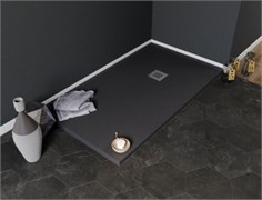 AQUANET Pleasure Душевой поддон прямоугольный размер 160x90 см, цвет черный AQUANET-258895