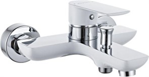 AQUANET Arctic Смеситель для ванны, цвет белый / хром AQUANET-216776