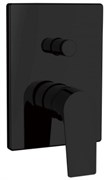 AQUANET Static Смеситель для душа встраиваемый, цвет черный AQUANET-261824