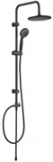 AQUANET Passion Душевая стойка, цвет черный AQUANET-AF300-70-R-B