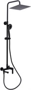 AQUANET Passion Душевая стойка, цвет черный AQUANET-AF300-72-S-B