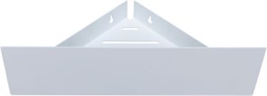 AQUANET Полка Магнум 28x28 белая матовая, угловая AQUANET-302237