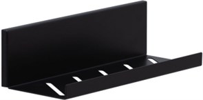 AQUANET Полка Магнум 30x8 черная матовая, открытая AQUANET-302224