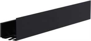 AQUANET Полка Магнум 70x12 черная матовая, с крючками AQUANET-302221