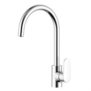 AQUATEK AQ1882CR НИКА Смеситель для кухни (полукруглый излив), хром AQ1882CR
