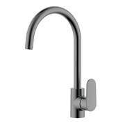 AQUATEK AQ1882BGM НИКА Смеситель для кухни (полукруглый излив), оружейная сталь AQ1882BGM