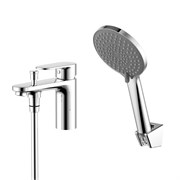 AQUATEK AQ1844CR НИКА Смеситель врезной на борт ванны на 1 отв., хром AQ1844CR