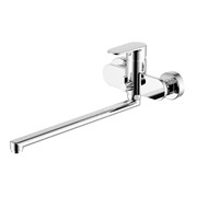 AQUATEK AQ1842CR НИКА Смеситель для ванны с длинным изливом, хром AQ1842CR