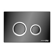 WASSERKRAFT Кнопка смыва, цвет черный / хром WASSERKRAFT PB01