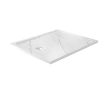 WASSERKRAFT Rhin 44T Душевой поддон прямоугольный искусственный камень размер 120x100 см, белый WASSERKRAFT 44T10