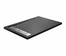 WASSERKRAFT Abens 20T Душевой поддон прямоугольный искусственный камень размер 120x80 см, черный WASSERKRAFT 20T06