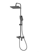 RUSH Thira Душевая система с изливом (TR3635-50Grey), цвет графит TR3635-50Grey