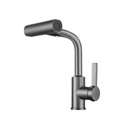 RUSH Tinos Смеситель для кухни с поворотной лейкой (TI3732-17Grey), цвет графит TI3732-17Grey