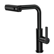 RUSH Tinos Смеситель для кухни с выдвижной лейкой (TI3732-18Black), цвет черный матовый TI3732-18Black