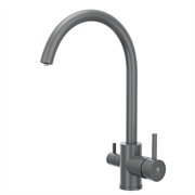 RUSH Смеситель для кухонной мойки с фильтром графит (SUS9035-37Grey), цвет графит SUS9035-37Grey
