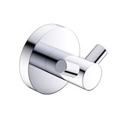 AQUAme Trento Крючок двойной латунный, хром AQM7202CR