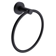 AQUAme Trento Кольцо для полотенца, черный матовый AQM7207MB