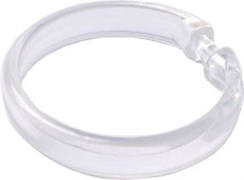IDDIS Набор колец для шторы в ванную комнату Transparent (RID010P) ,цвет белый RID010P