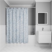 IDDIS Штора для ванной Base 200x180 см, Полиэстер (BX03P18i11) ,цвет голубой BX03P18i11