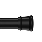 IDDIS Карниз для ванной комнаты Elegante 110-200 см, черный матовый (SRB0120i14) ,цвет черный SRB0120i14