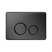 IDDIS Клавиша смыва чёрная Unisteel 001 (UNS01MBi77) UNS01MBi77