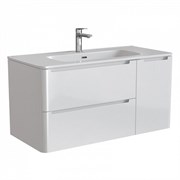 IDDIS Тумба с раковиной Edifice 100 подвесная белая (EDI10W1i95K) EDI10W1i95K