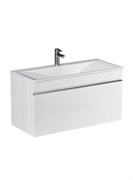 VELVEX Тумба подвесная Pulsus 100 Белая (tp.PUL.PUL.100.1Y белый глянец) tp.PUL.PUL.100.1Y белый глянец