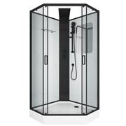 GROSSMAN Душевая кабина трапеция Elegans GR250D (100х100х217) дверь раздвижная GR250D