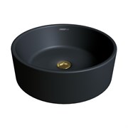 GROSSMAN Раковина накладная GR-3013BM (410х410х150) черная матовая,1 место GR-3013BM